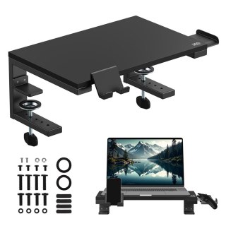 ERGO OFFICE PODSTAWKA POD LAPTOP / MONITOR, MAX. OBCIĄŻENIE 20KG, DLA PRZEKĄT. 13-32", CZARNA ER-303 B
