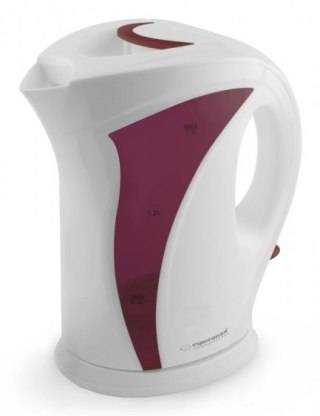 Czajnik elektryczny Esperanza Iguazu EKK018R (2200W 1.7l; kolor biały, kolor czerwony)