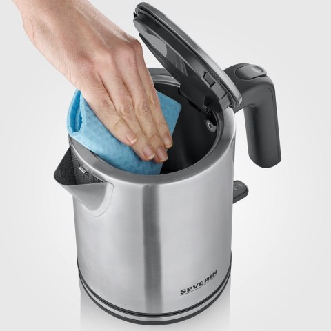 SEVERIN CZAJNIK ELEKTR., STAL, POJ. 1 L , ZAKRYTA GRZAŁKA, DŁ. PRZEWODU 80 CM, W 100% BEZ BPA, MOC 2400W WK3489