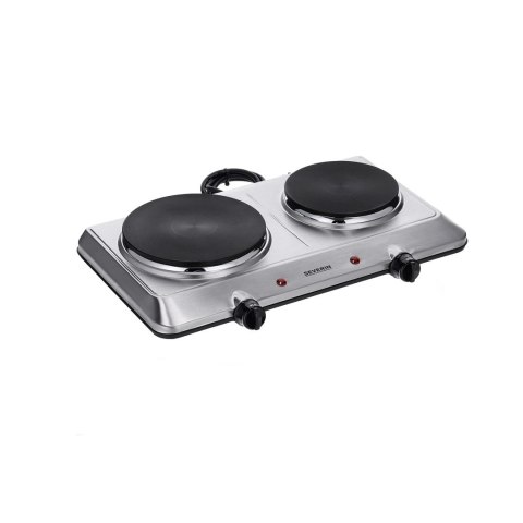 SEVERIN KUCHENKA ELEKTRYCZNA 2 PALNIKOWA, STAL, 2500W DK 1014