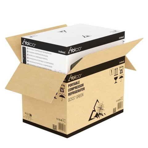 PRZENOŚNA LODÓWKA KOMPRESOROWA GCX37 GREEN