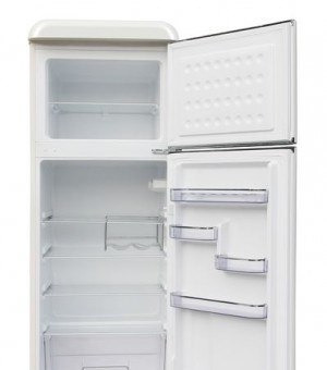 Lodówka Retro Ravanson LKK-210RC (545mm x 1470mm x 585 mm; 157l; Klasa A++; kremowy) (WYPRZEDAŻ)