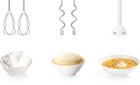 Mikser ręczny BOSCH MFQ36440 (450W; kolor biały)