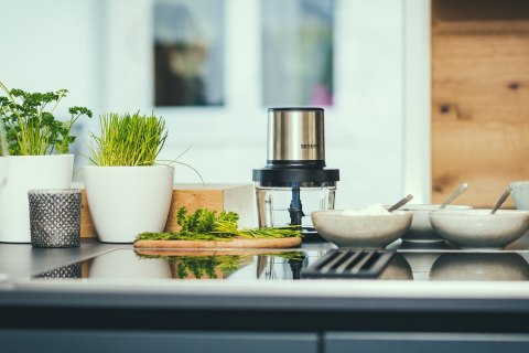 SEVERIN ROZDRABNIACZ INOX/SZKŁO, SZKLANY POJEMNIK O POJ. 1L, WOLNY OD BPA, DO MYCIA W ZMYWARCE, 2 POZIOMY MOCY, 400W KM3867