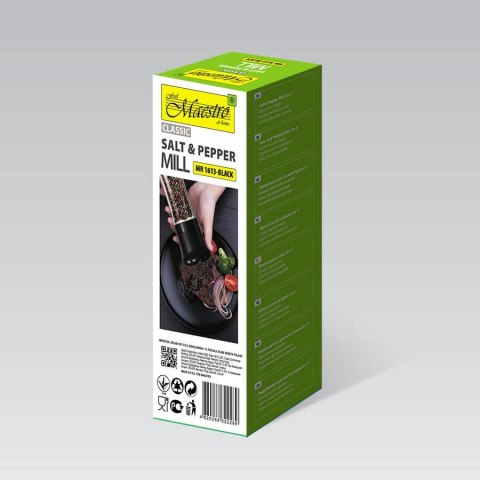 Młynek do soli/pieprzu MAESTRO MR-1613-BLACK