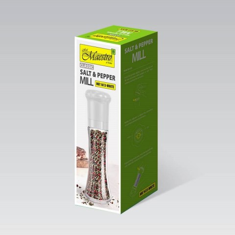 Młynek do soli/pieprzu MAESTRO MR-1613-WHITE