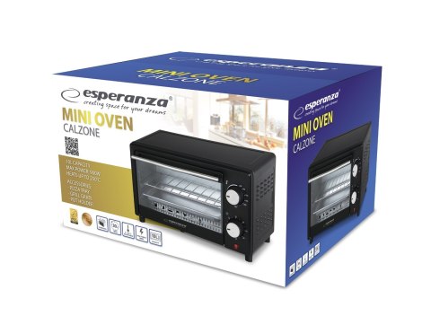 ESPERANZA MINI PIEKARNIK CALZONE 10L 900W EKO007 (WYPRZEDAŻ)