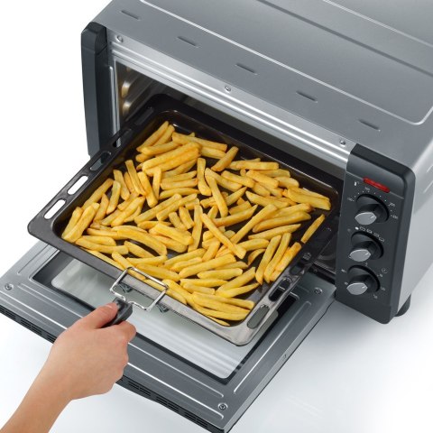 SEVERIN MINI PIEKARNIK, 20 L, TIMER DO 60 MIN, TEMP. OD 100°C DO 230°C, TACA, BLACHA, RUSZT DO GRILLOWANIA, MOC 1500W TO2067