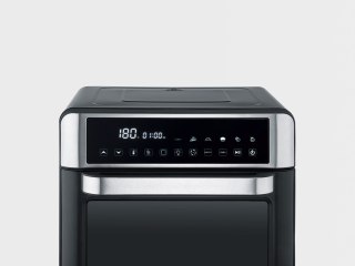 SEVERIN MINI PIEKARNIK Z FUNKCJĄ AIR FRYER, 12 AUTO. PROGRAMÓW, WYŚWIELACZ DOTYKOWY LED, TEMP. 40°C-220°C, 25 L ,2200W TO2077