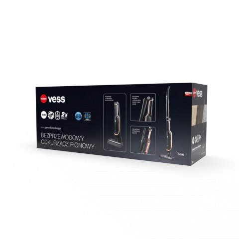 ELDOM ODKURZACZ PIONOWY VESS, BEZPRZEWODOWY,ELEKTRO