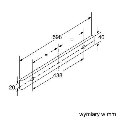 Okap teleskopowy BOSCH DFT63AC50 (szufladowy; kolor srebrny) (WYPRZEDAŻ)