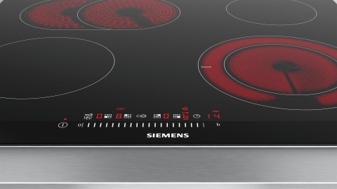 Płyta ceramiczna Siemens ET675FNP1E (4 pola grzejne; czarny)