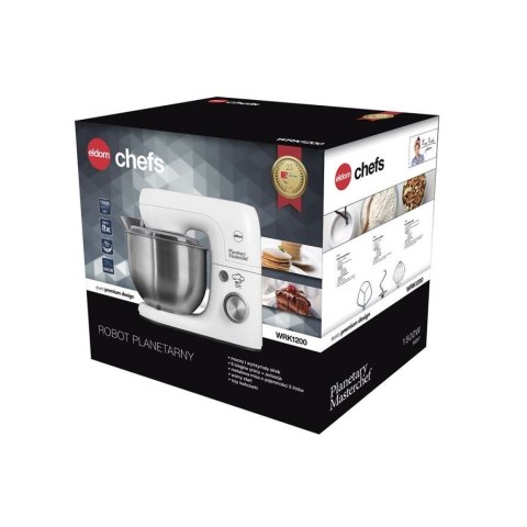 Robot planetarny Eldom WRK1200 CHEFS, 800W, 8 biegów + Misa