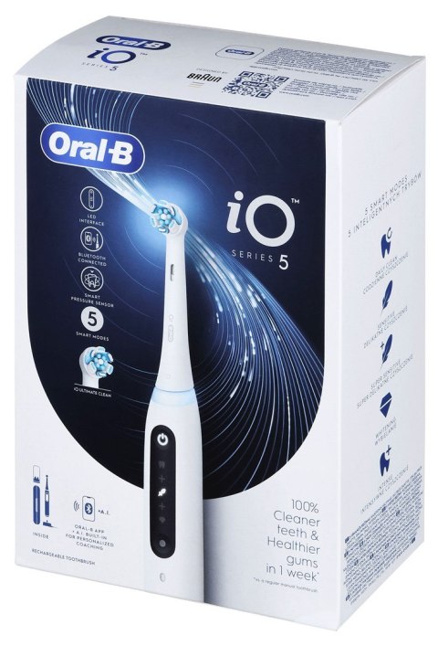 Braun Oral-B Szczoteczka elektryczn iO5 Quite White (WYPRZEDAŻ)