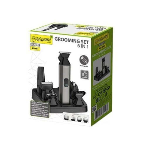 Zestaw do strzyżenia włosów 6w1 USB MAESTRO MR-661