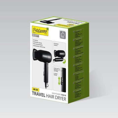 Suszarka do włosów 1500W MAESTRO MR-200
