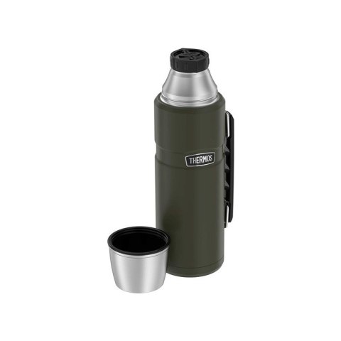 Termos z uchwytem na napoje 470 ml THERMOS - zieleń wojskowa