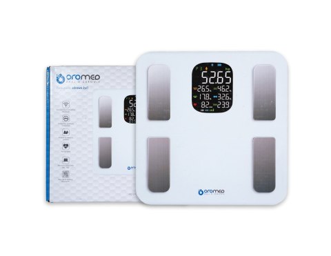 Waga łazienkowa ORO BLUETOOTH SMART WHITE OROMED