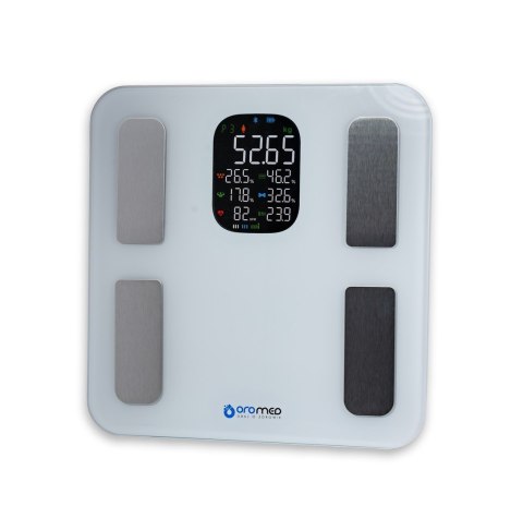 Waga łazienkowa ORO BLUETOOTH SMART WHITE OROMED