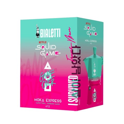 Bialetti kawiarka Moka Express 6tz Squid game