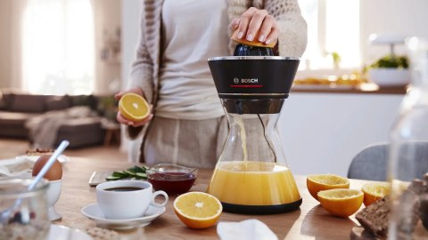 Wyciskarka do cytrusów BOSCH MCP72GPB (40W; 1l; kolor czarny, kolor przeźroczysty)