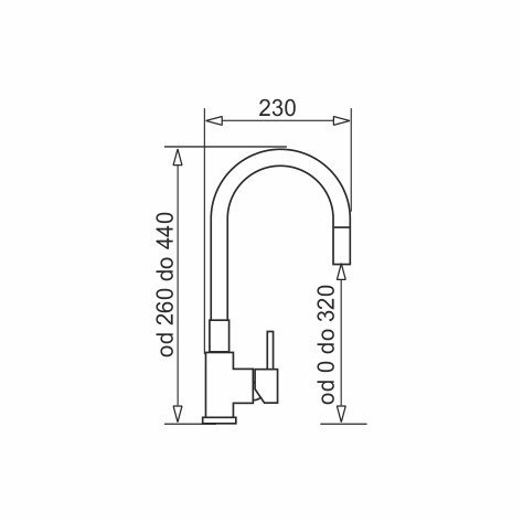 Czarny zestaw zlewozmywak z baterią giętką - zlew MAIDSINKS BALI (62x44) 1B1D czarny + bateria Flessi Black Edition czarna