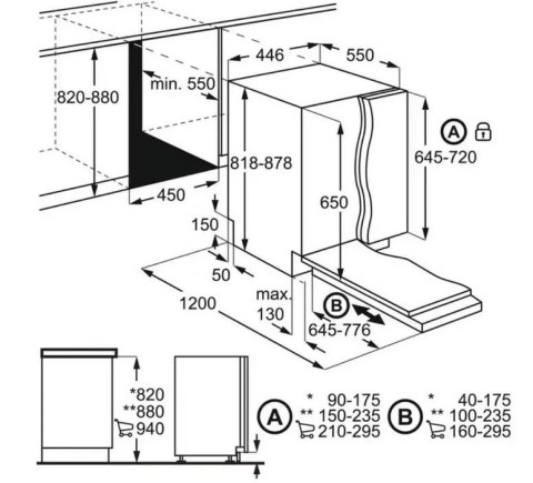 Zmywarka do zabudowy ELECTROLUX EEA23210L