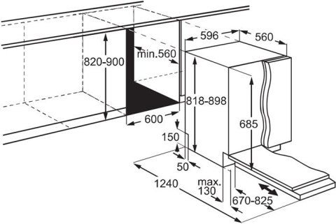 Zmywarka do zabudowy ELECTROLUX EEG88700W TimeBeam