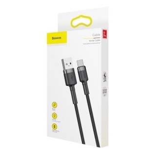 BASEUS KABEL USB DO USB-C CAFULE 3A 1M SZARO-CZARN