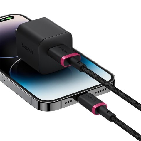 Kabel Baseus Dura 2.4A 1m (czerwono-czarny)