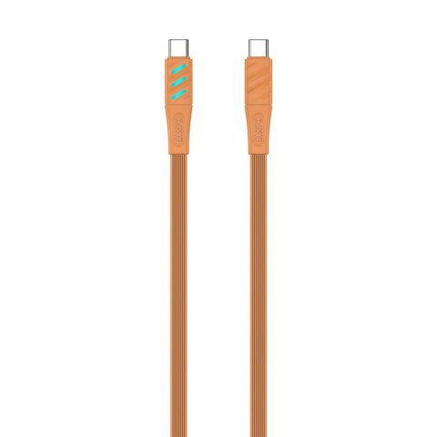 Kabel do ładowania Havit Typ C CB6254 pomarańczowy