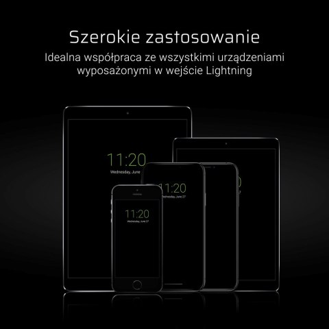 GREEN CELL KABEL USB-LIGHTNING 25CM QUICK CHARGE