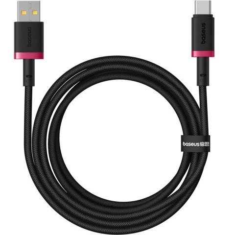 Kabel Baseus Dura USB-Typ C 60W 1m (czerwono-czarny)