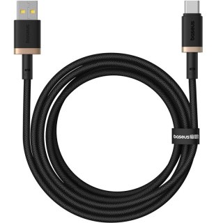Kabel Baseus Dura USB-Typ C 60W 2m (czarno-złoty)