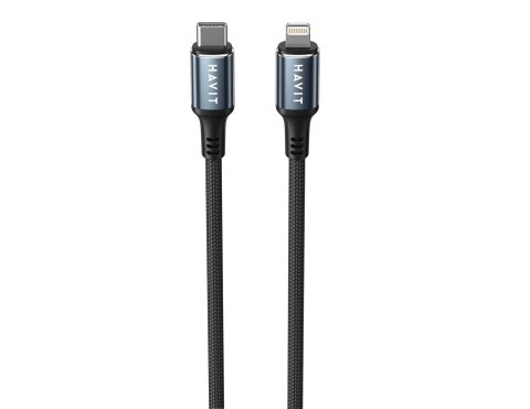 Kabel do ladowania Havit USB-C - Lightning CB6311 (czarny)