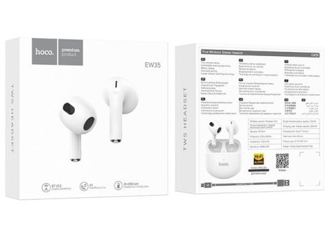 Słuchawki bezprzewodowe Hoco EW35 Sonido (biały)