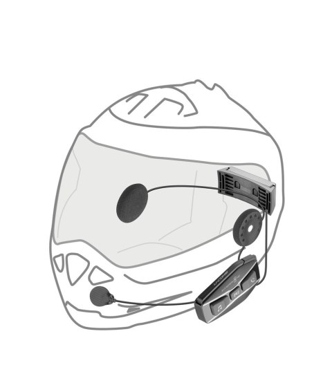 Interkom motocyklowy INTERPHONE U-COM 16, komplet na 2 kaski