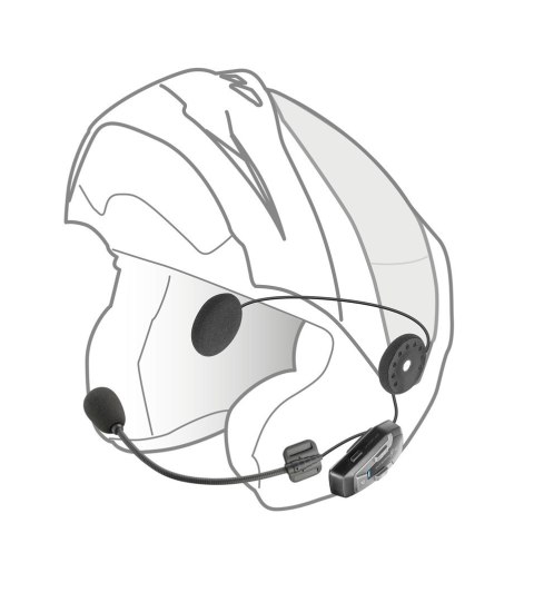 Interkom motocyklowy INTERPHONE U-COM 6R, komplet na 2 kaski