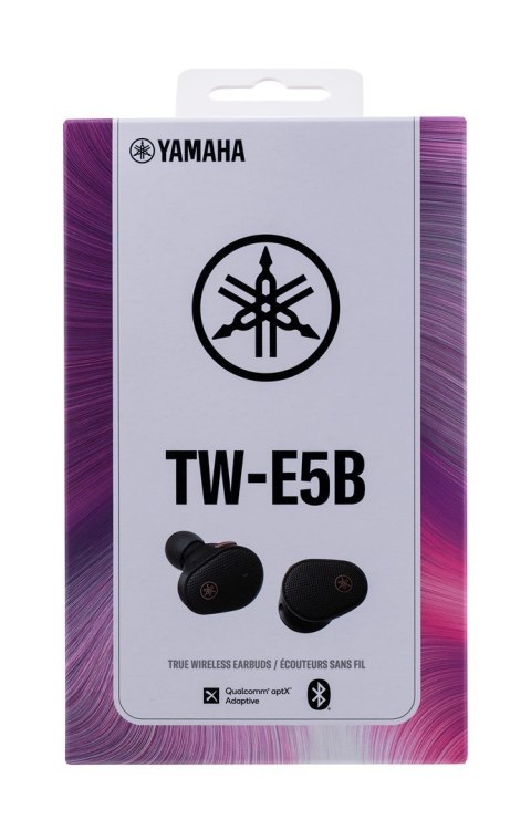 Słuchawki bezprzewodowe douszne Yamaha TW-E5B czarne (WYPRZEDAŻ)