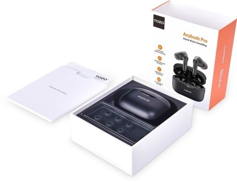 Słuchawki TWS TOZO Anybuds Pro Black