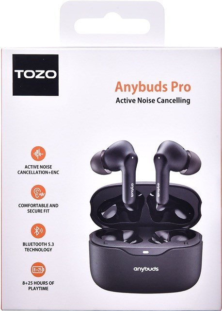 Słuchawki TWS TOZO Anybuds Pro Black