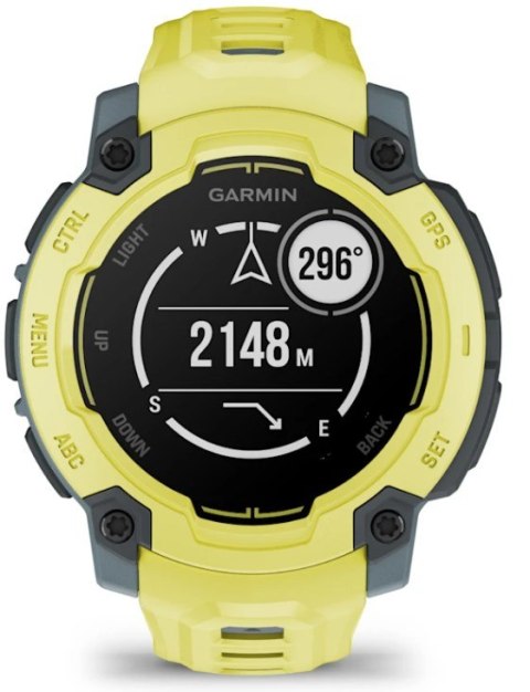 Zegarek sportowy Garmin Instinct E Electric Lime 45mm Limonkowy