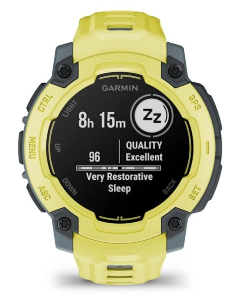Zegarek sportowy Garmin Instinct E Electric Lime 45mm Limonkowy