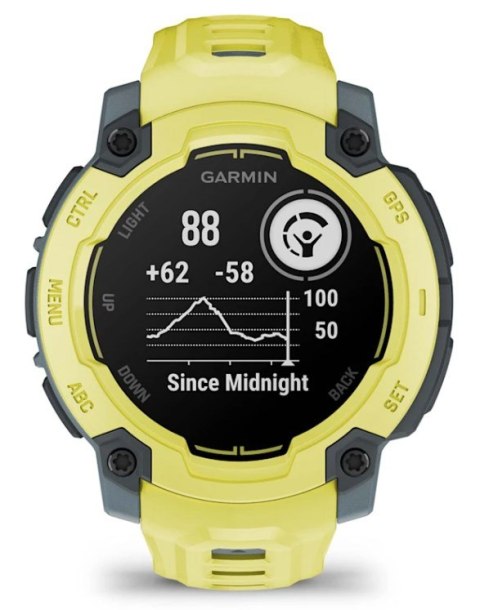 Zegarek sportowy Garmin Instinct E Electric Lime 45mm Limonkowy
