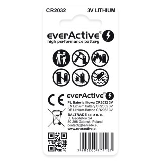 EVERACTIVE BATERIE LITOWE MINI CR2032 BLISTER 2SZT. CR20322BL