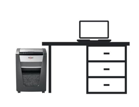 Rexel Niszczarka Momentum M515, P-5, 30L, 15 kartek, tnie na ścinki 2 x 15 mm, czarna