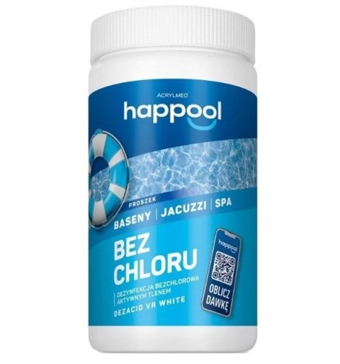 ACRYLMED 0,1kg DEZACID VR WHITE GRANULAT tlenowy do dezynfekcji wody