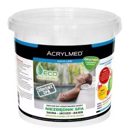 ACRYLMED ZESTAW DO PIELĘGNACJI WODY W SPA/SAUNIE/JACUZZI