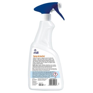 MILL KITCHEN Spray do czyszczenia kuchni, produkt do sprzątania 555 ml (opak.zb 6 szt.)