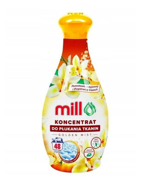 MILL Koncentrat do płukania tkanin GOLDEN MIST 1,3L 48 płukań (opak.zb 9 szt.)